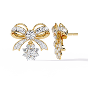 Celestara | 2.21Ct Lab-Grown Diamond Earrings in 14K Gold – Radiant Spark, Eternal Poise