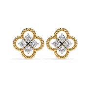 Solénair | 0.85Ct Lab-Grown Diamond Earrings in 14K Gold – Luminous Charm, Enduring Grace