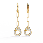 Oravelle | 0.54Ct Lab-Grown Diamond Earrings in 14K Gold – Eternal Spark, Grace Refined