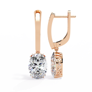 Virelline | 1.62Ct Lab-Grown Diamond Earrings in 14K Gold – Celestial Fire, Gracefully Yours