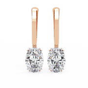 Virelline | 1.62Ct Lab-Grown Diamond Earrings in 14K Gold – Celestial Fire, Gracefully Yours