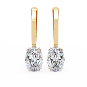 Virelline | 1.62Ct Lab-Grown Diamond Earrings in 14K Gold – Celestial Fire, Gracefully Yours