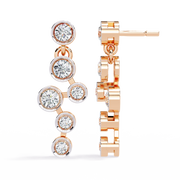 Elarienne | 0.39Ct Lab-Grown Diamond Earrings in 14K Gold – Luminous Grace, Endlessly Yours