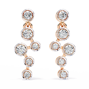 Elarienne | 0.39Ct Lab-Grown Diamond Earrings in 14K Gold – Luminous Grace, Endlessly Yours