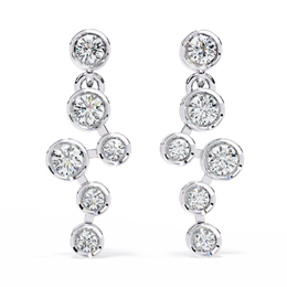 Elarienne | 0.39Ct Lab-Grown Diamond Earrings in 14K Gold – Luminous Grace, Endlessly Yours