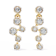 Elarienne | 0.39Ct Lab-Grown Diamond Earrings in 14K Gold – Luminous Grace, Endlessly Yours