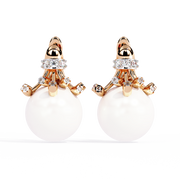 Claravelle | 0.35Ct Lab-Grown Diamond Earrings in 14K Gold – Radiant Glow, Timeless Grace