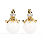 Claravelle | 0.35Ct Lab-Grown Diamond Earrings in 14K Gold – Radiant Glow, Timeless Grace