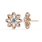Aurevia | 1.93Ct Lab-Grown Diamond Earrings in 14K Gold – Glowing Grace, Forever Yours