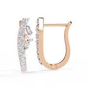 Elarise | 0.37Ct Lab-Grown Diamond Earrings in 14K Gold – Shimmering Light, Eternal Elegance