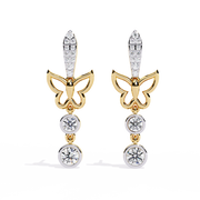 Solenyra | 0.55Ct Lab-Grown Diamond Earrings in 14K Gold – Celestial Spark, Timeless Grace