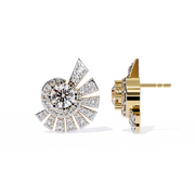 Aurelight | 1.66Ct Lab-Grown Diamond Earrings in 14K Gold – Radiant Harmony, Forever Refined