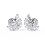 Aurelight | 1.66Ct Lab-Grown Diamond Earrings in 14K Gold – Radiant Harmony, Forever Refined