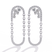 Elarivine | 0.48Ct Lab-Grown Diamond Earrings in 14K Gold – Infinite Glow, Gracefully Yours