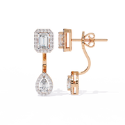 Celistra | 2.12Ct Lab-Grown Diamond Earrings in 14K Gold – Starborn Sparkle, Eternal Allure