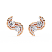 Elarisse | 2.05Ct Lab-Grown Diamond Earrings in 14K Gold – Glimmering Soul, Grace Eternal