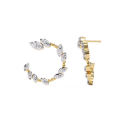 Lustrelith | 0.73Ct Lab-Grown Diamond Earrings in 14K Gold – Echoes of Light, Forever Refined