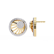 Brillara | 0.38Ct Lab-Grown Diamond Earrings in 14K Gold – Where Brilliance Meets Aura