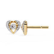 Élantria |  0.74Ct Lab-Grown Diamond Earrings in 14K Gold – Grace in Every Glimmer