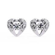 Élantria |  0.74Ct Lab-Grown Diamond Earrings in 14K Gold – Grace in Every Glimmer