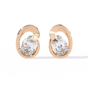 Veloura | 1.32Ct Lab-Grown Diamond Earrings in 14K Gold – Soft Sparkle, Bold Spirit