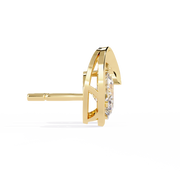 Veloura | 1.32Ct Lab-Grown Diamond Earrings in 14K Gold – Soft Sparkle, Bold Spirit