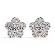 Solenyra |  0.87Ct Lab-Grown Diamond Earrings in 14K Gold – Born of Light, Worn with Grace