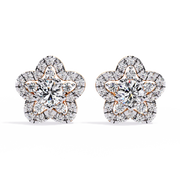 Solenyra |  0.87Ct Lab-Grown Diamond Earrings in 14K Gold – Born of Light, Worn with Grace