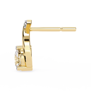 Oravelle | 1.27Ct Lab-Grown Diamond Earrings in 14K Gold – Ethereal Sparkle, Endlessly Yours