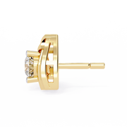 Auralith |  0.64Ct Lab-Grown Diamond Earrings in 14K Gold – Light You Can Feel