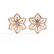 Aurielle | 0.10Ct Lab-Grown Diamond Earrings in 14K Gold – Gilded Light, Endlessly Yours