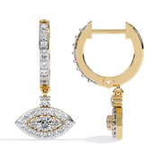 Solynne | 0.48Ct Lab-Grown Diamond Earrings in 14K Gold – Light Refined, Beauty Reimagined