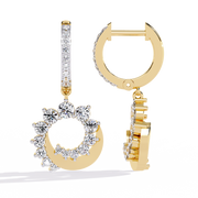 Virelia | 1.00Ct Lab-Grown Diamond Earrings in 14K Gold – Crafted to Shine, Meant to Stay