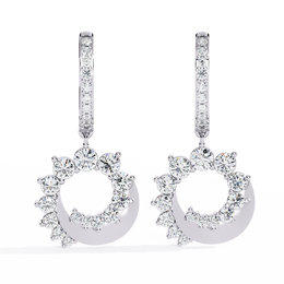 Virelia | 1.00Ct Lab-Grown Diamond Earrings in 14K Gold – Crafted to Shine, Meant to Stay