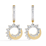 Virelia | 1.00Ct Lab-Grown Diamond Earrings in 14K Gold – Crafted to Shine, Meant to Stay