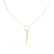 Solmira | 0.38Ct Lab-Grown Diamond Pendant in 14K Gold – Radiant Heart, Eternal Grace