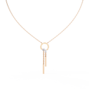 Solmira | 0.38Ct Lab-Grown Diamond Pendant in 14K Gold – Radiant Heart, Eternal Grace