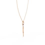 Solmira | 0.38Ct Lab-Grown Diamond Pendant in 14K Gold – Radiant Heart, Eternal Grace