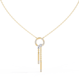 Solmira | 0.38Ct Lab-Grown Diamond Pendant in 14K Gold – Radiant Heart, Eternal Grace