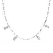 Elarise | 1.45Ct Lab-Grown Diamond Necklace in 14K Gold – Eternal Glow, Gracefully Yours