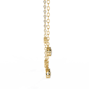 Elarise | 1.45Ct Lab-Grown Diamond Necklace in 14K Gold – Eternal Glow, Gracefully Yours