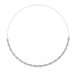 Veloura | 3.25Ct Lab-Grown Diamond Necklace in 14K Gold – Soft Radiance, Lasting Promise