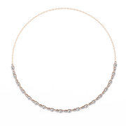 Veloura | 3.25Ct Lab-Grown Diamond Necklace in 14K Gold – Soft Radiance, Lasting Promise