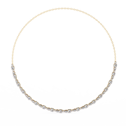 Veloura | 3.25Ct Lab-Grown Diamond Necklace in 14K Gold – Soft Radiance, Lasting Promise