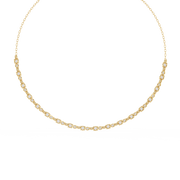 Veloura | 3.25Ct Lab-Grown Diamond Necklace in 14K Gold – Soft Radiance, Lasting Promise