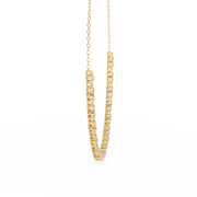 Veloura | 3.25Ct Lab-Grown Diamond Necklace in 14K Gold – Soft Radiance, Lasting Promise