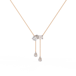 Evoloura | 1.59Ct Lab-Grown Diamond Pendant in 14K Gold – Eternal Light, Grace in Motion