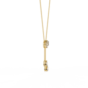 Evoloura | 1.59Ct Lab-Grown Diamond Pendant in 14K Gold – Eternal Light, Grace in Motion