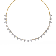 Alureve | 2.14Ct Lab-Grown Diamond Necklace in 14K Gold – Dreamed Light, Endlessly Yours