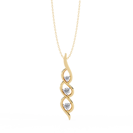 Solurea | 0.20Ct Lab-Grown Diamond Pendant in 14K Gold – Born of Light, Forged in Grace